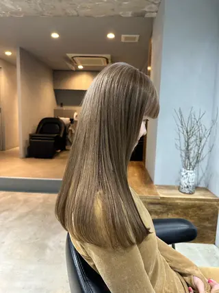 ロング カラー レイヤーカット/ パーマ/齋藤大貴のヘアスタイル