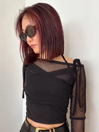 カラー スギヤマ シユのヘアスタイル