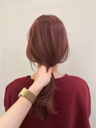 ロング SYUK高円寺所属・ベージュ/暖色カラー /ボブ/ミカのヘアスタイル