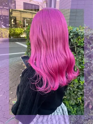 ロング カラー ヘアアレンジ ブリーチ♡メンズ マッシュ♡MIUのヘアスタイル