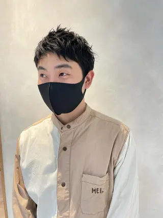 ショート メンズ 若林 良のヘアスタイル