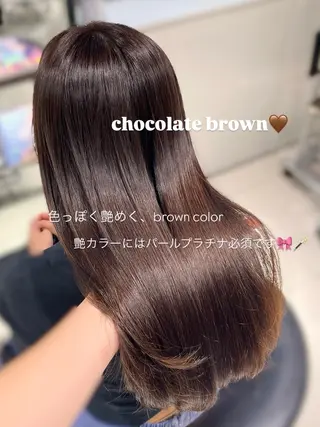 ロング レイヤー×艶髪🤎. 𝜗𝜚hitomiのヘアスタイル