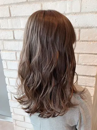 ミディアム カラー Silk-lei【銀座店】所属・銀座/美髪縮毛矯正 /髪質改善/山本翔華のヘアスタイル
