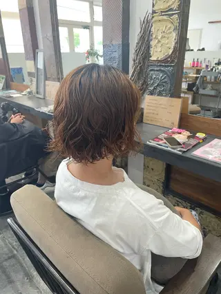ミディアム パーマ ende. ハルタのヘアスタイル