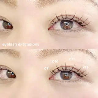 マツエク・マツパ Quni ☁️のマツエク・マツパデザイン