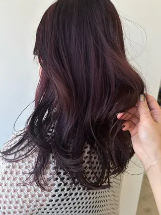 ロング カラー 原 瑞希のヘアスタイル