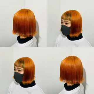 ショート もにか🌞原宿/渋谷 🌝ブリーチカラーのヘアスタイル