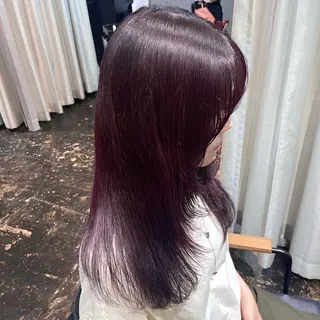 セミロング カラー 透明感カラー/パーマ 🌀アオノのヘアスタイル