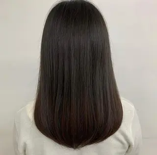 セミロング 那須 颯太のヘアスタイル