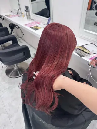 ロング カラー 🧁透明感×モテ💞 WカラーNanamiのヘアスタイル