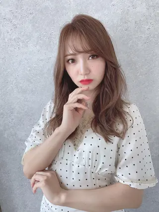 ロング カラー 個室サロンLOUIMADNA栄店所属・髪質改善美容師 個室サロン白金厚哉のヘアスタイル