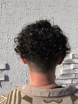 ショート パーマ メンズ 森田 菜留美のヘアスタイル