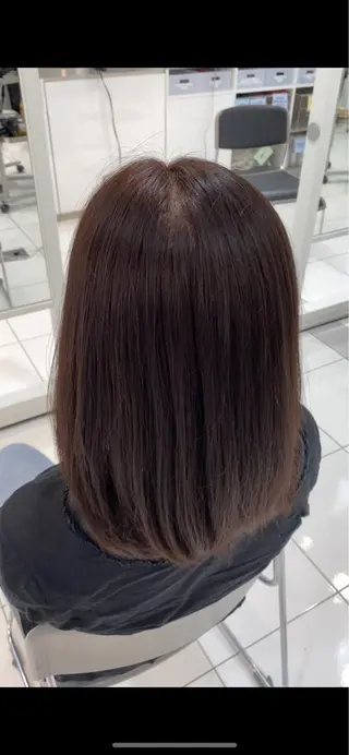 ミディアム カラー 解田彩奈/ stylistのヘアスタイル