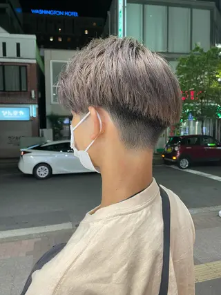 カラー メンズ 韓国ヘア🦋 MIYUのヘアスタイル