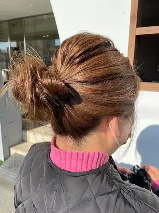 ミディアム カラー 美容室 Jフィドルファドル所属・わきた かずなのヘアスタイル