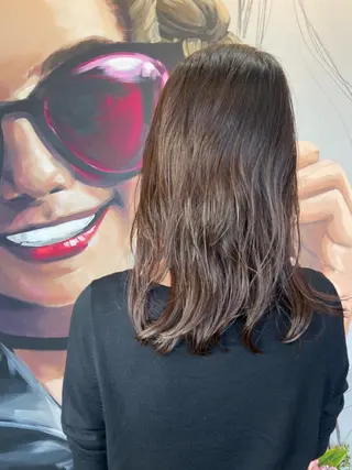 ロング カラー パーマ ヘアアレンジ メンズ キッズ ネイル マツエク・マツパ アイブロウ times salon名駅所属・久木原 ゆりのヘアスタイル