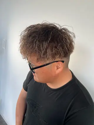 ショート パーマ メンズパーマ/ メンズ特化/寺阪拓真のヘアスタイル