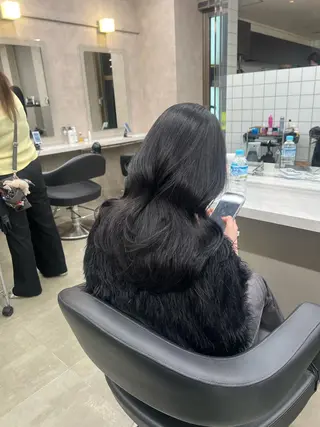 セミロング カラー 韓国レイヤーカット /REIのヘアスタイル