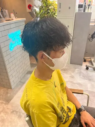 メンズ 【店長】メンズ職人 短髪　ハイトーン🔥のヘアスタイル