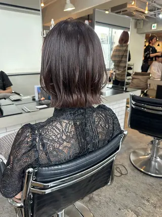 ショート カラー ヘアアレンジ stylist/蛯谷 珠里のヘアスタイル