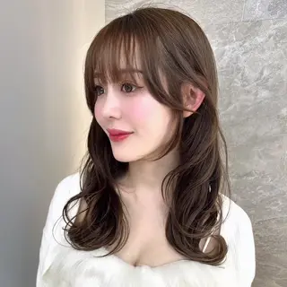 セミロング 池袋/似合わせ/縮毛 髪質改善【ugen】のヘアスタイル