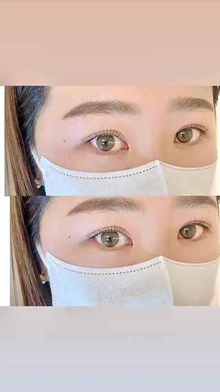 ロング カラー パーマ ヘアアレンジ メンズ キッズ ネイル マツエク・マツパ アイブロウ 𝑹 eyelashのマツエク・マツパデザイン