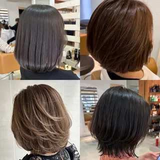 ショート カラー パーマ ORO塚口店所属・新店舗ORO塚口店 駅から徒歩4分🚶のヘアスタイル