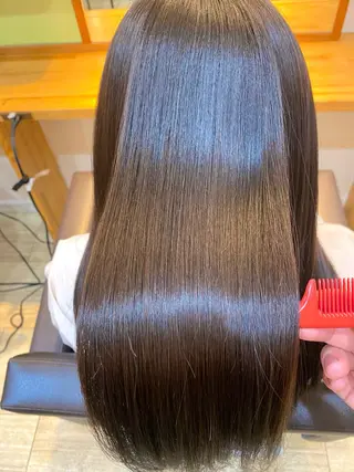 セミロング CABANON所属・和歌山髪質改善 那須優太のヘアスタイル