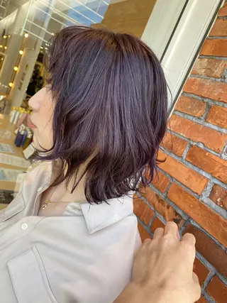 ミディアム 🍀透明感抜群🍀/ ハイトーンカラーのヘアスタイル