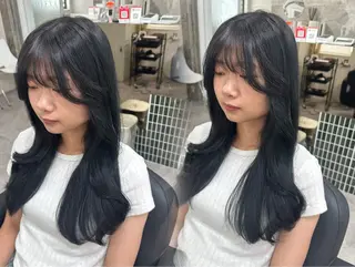 ロング 猿渡 /🍃乾燥ケア × ✨透明感カラーのヘアスタイル