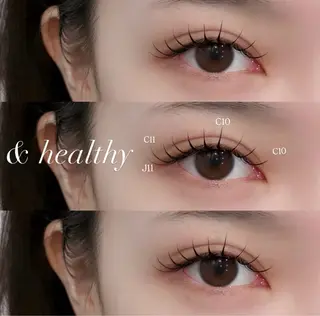 マツエク・マツパ マツエク モデルのマツエク・マツパデザイン