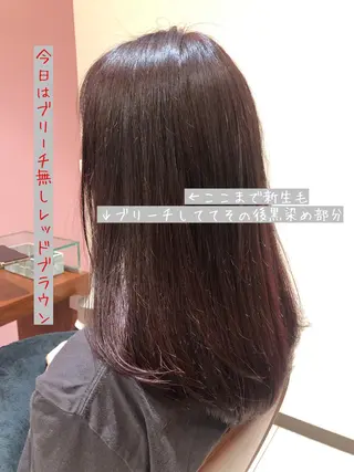 ロング カラー 大阪長居🌱野見山 卓也のヘアスタイル