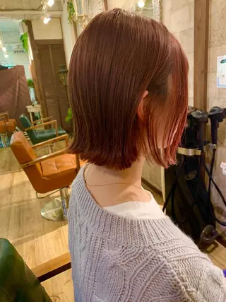 ショート カラー SALOWIN(サロウィン)広島並木通り所属・田村和範/似合わせ カラー/髪質改善のヘアスタイル