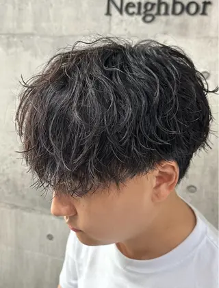 パーマ メンズ シャドウパーマ/立川 メンズ/コタロウのヘアスタイル