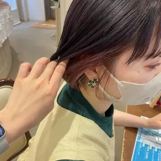 カラー 🍪ﾖｼｲﾊﾙﾈ🍪 ﾗﾍﾞﾝﾀﾞｰｶﾗｰのヘアスタイル