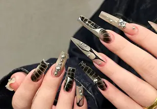 ネイル 長さだし専門 ありさのネイルデザイン