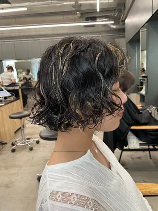 ショート カラー パーマ 🌈前田 潤 /ショート/似合わせのヘアスタイル