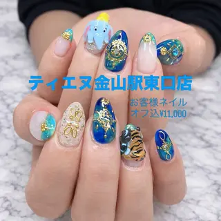 ネイル ティーエヌ 金山駅東口店のネイルデザイン