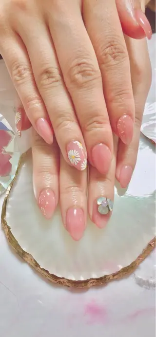 ミディアム カラー キッズ ネイル マツエク・マツパ 💎ビューティサロン 湘南　RIRAN💎のネイルデザイン