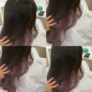 ロング カラー シールエクステ特化 ハイトーン、NANAのヘアスタイル