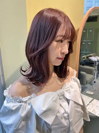 カラー 一條 乃亜のヘアスタイル