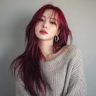 セミロング カラー 池袋/カラー特化🎨 ロング料金なし🩵のヘアスタイル