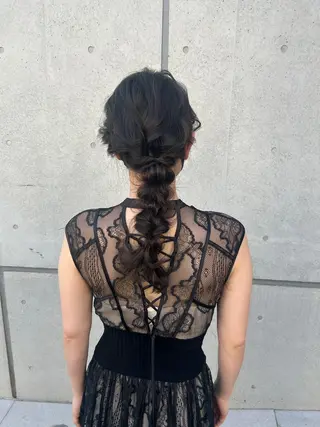 ロング ヘアアレンジ メンズ特化/パーマ 縮毛矯正/AYAのヘアスタイル