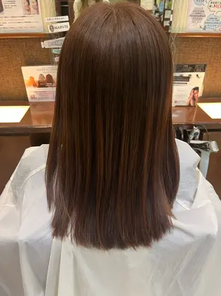 セミロング BENI鈎取 kanakoのヘアスタイル