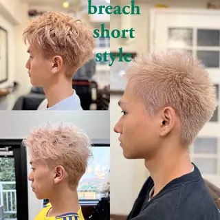 ショート カラー メンズ メンズ/スパイキー ショート/isseyのヘアスタイル