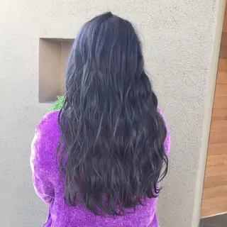 ロング maco 艶感ハイトーン🦋のヘアスタイル