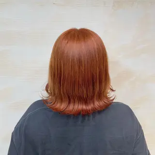 ミディアム カラー MEI💫銀座 エクステ/艶カラーのヘアスタイル