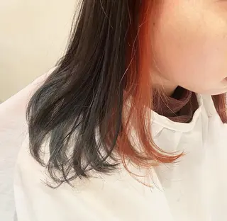 ミディアム カラー 🌈🌸あおき みちる🌟💗のヘアスタイル