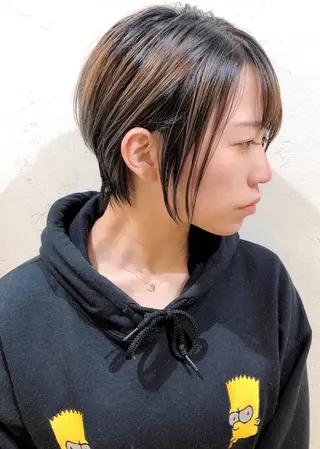 ショート カラー パーマ ヘアアレンジ ネイル マツエク・マツパ Londideal 高橋ヒロシのヘアスタイル