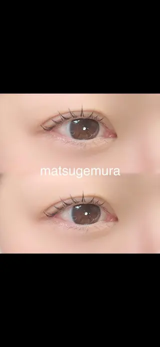 マツエク・マツパ matsugemura所属・まつげと耳つぼ屋さん YUKIのマツエク・マツパデザイン